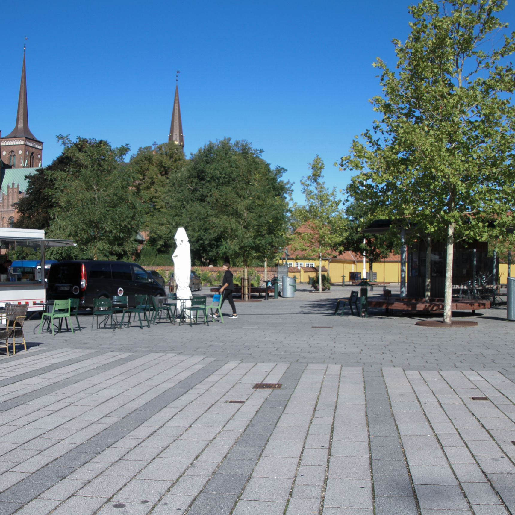 Stændertorvet med Palæet i baggrunden
