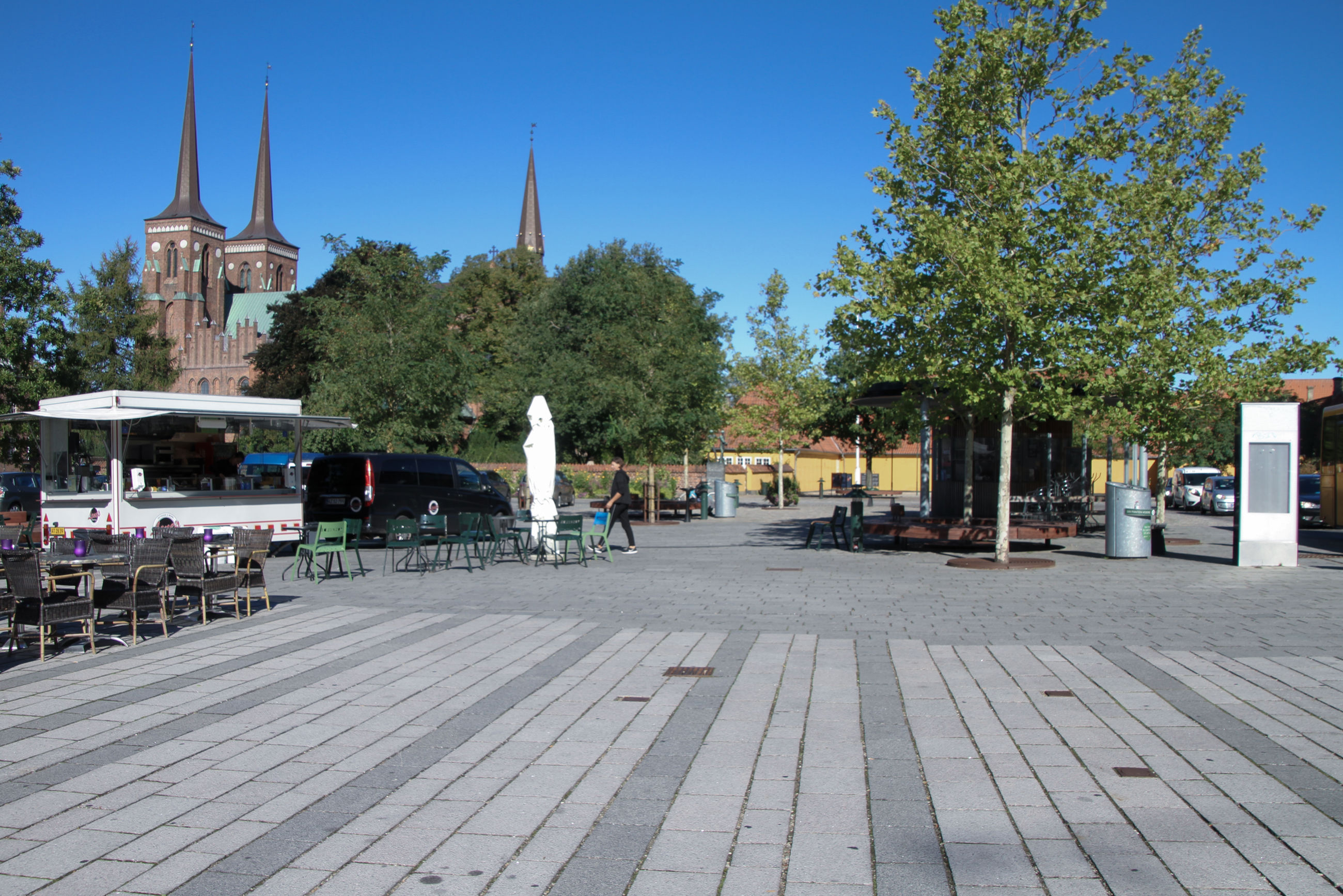 Stændertorvet med Palæet i baggrunden