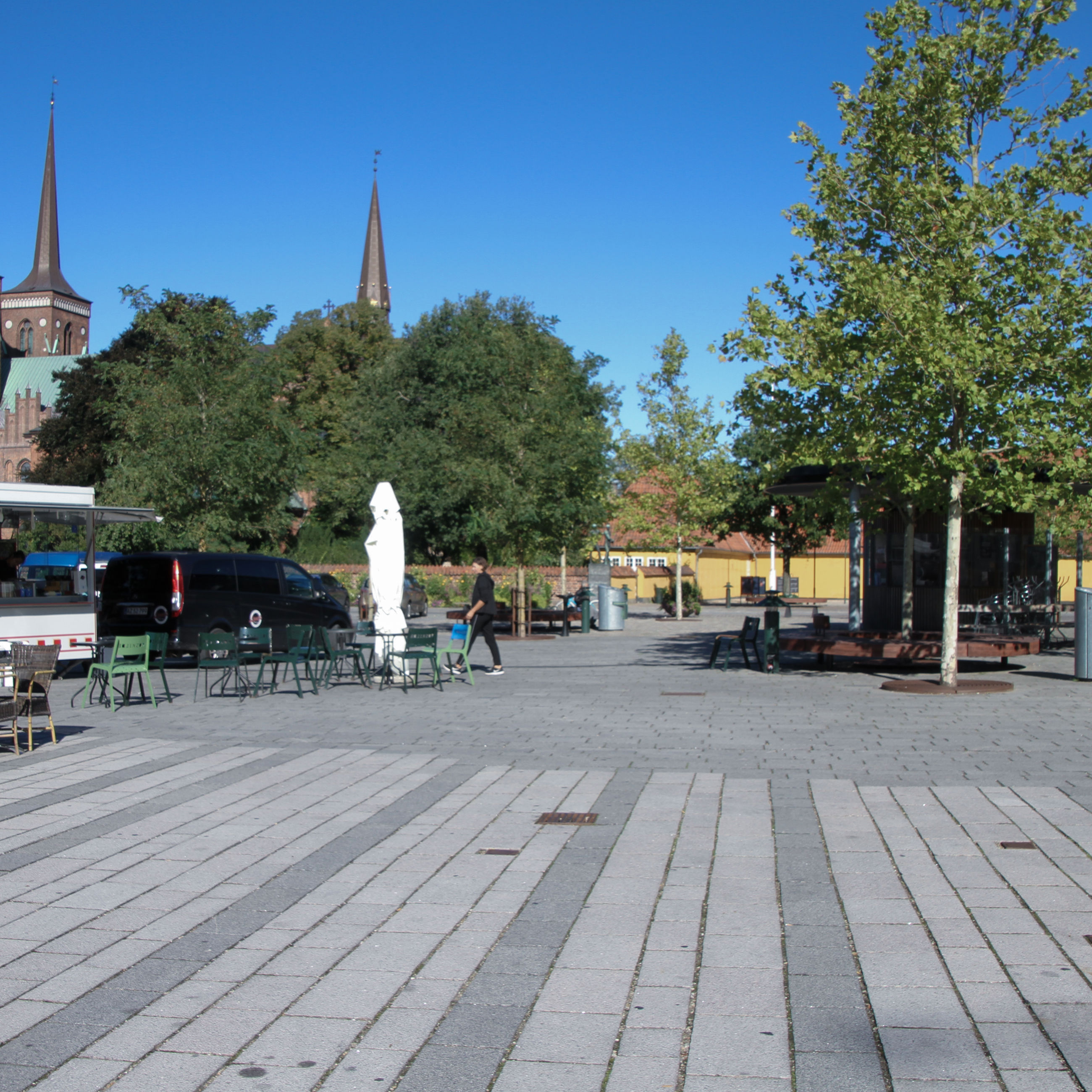 Stændertorvet med Palæet i baggrunden