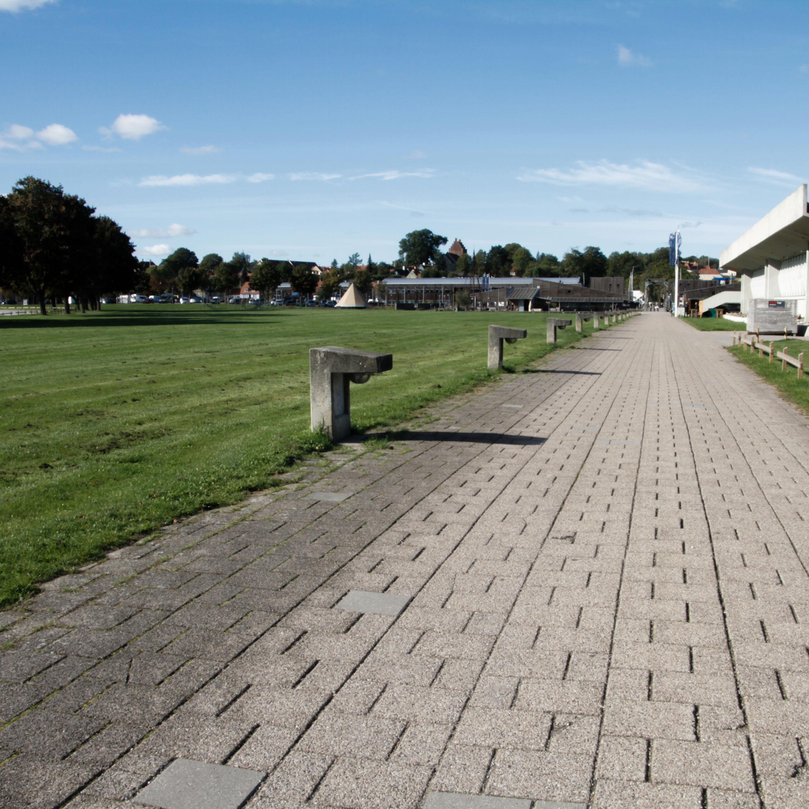 Havneparken med Museumsøen i baggrunden