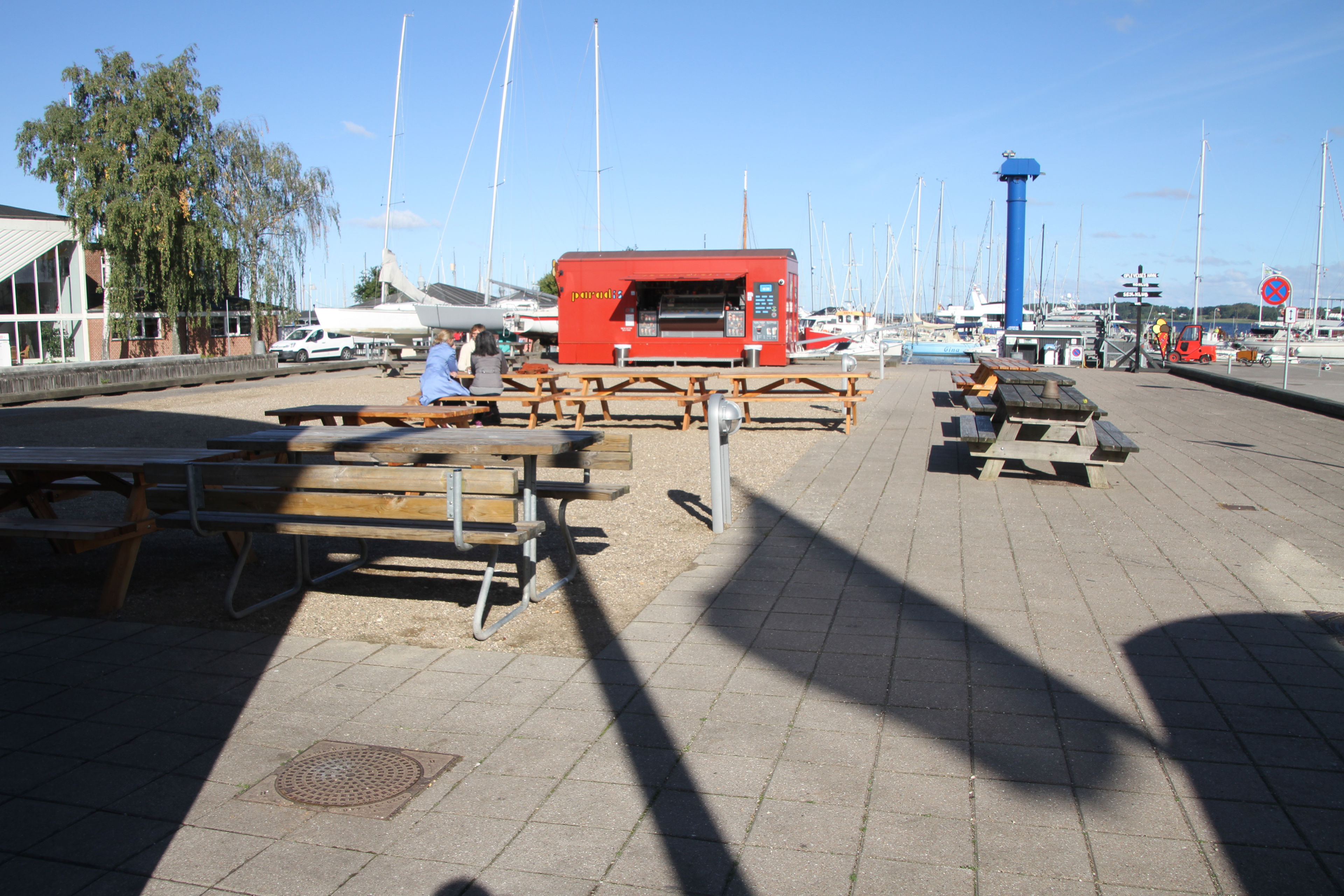 Området til venstre for Snekken mod vandet