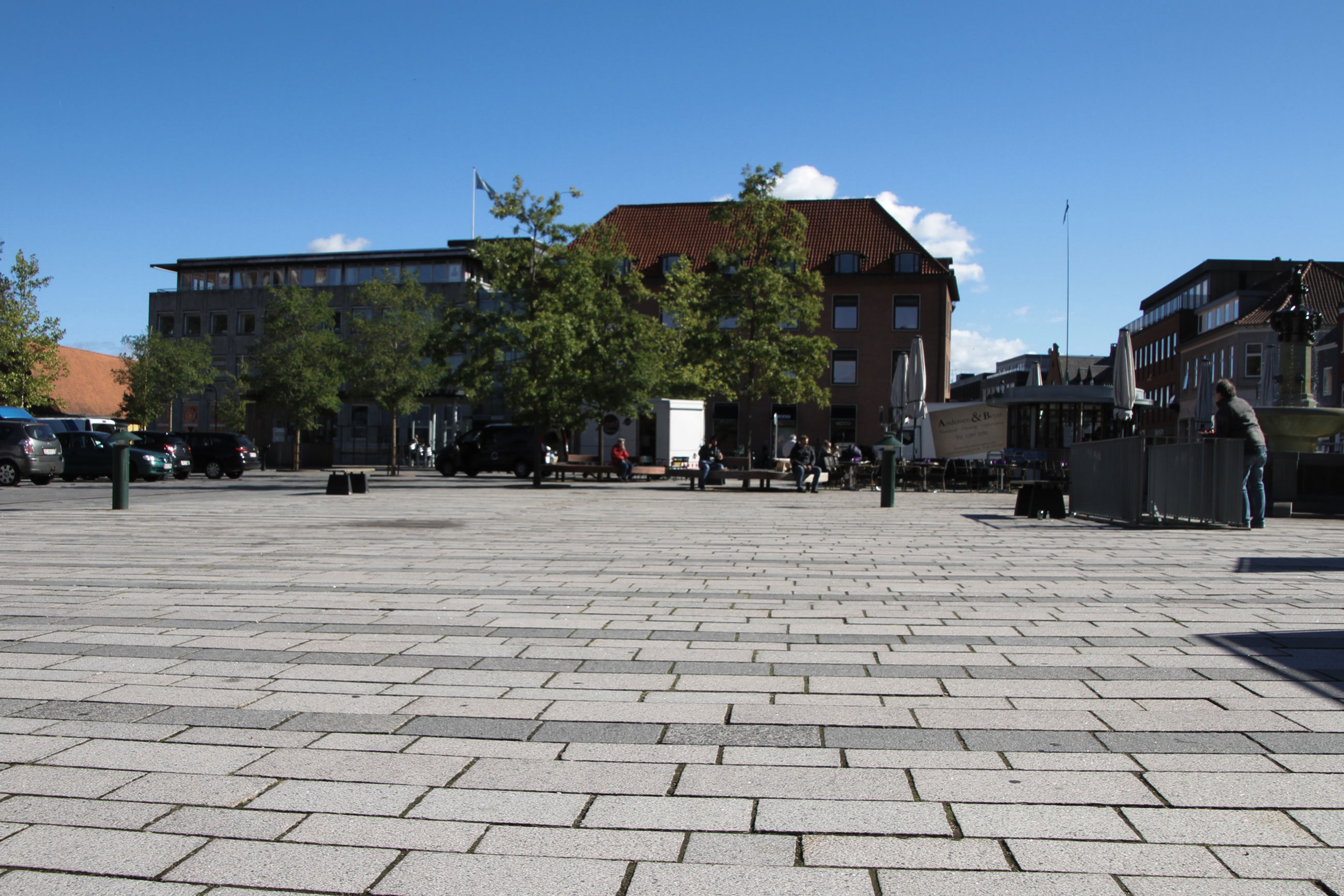 Stændertorvet med Danske Bank i baggrunden