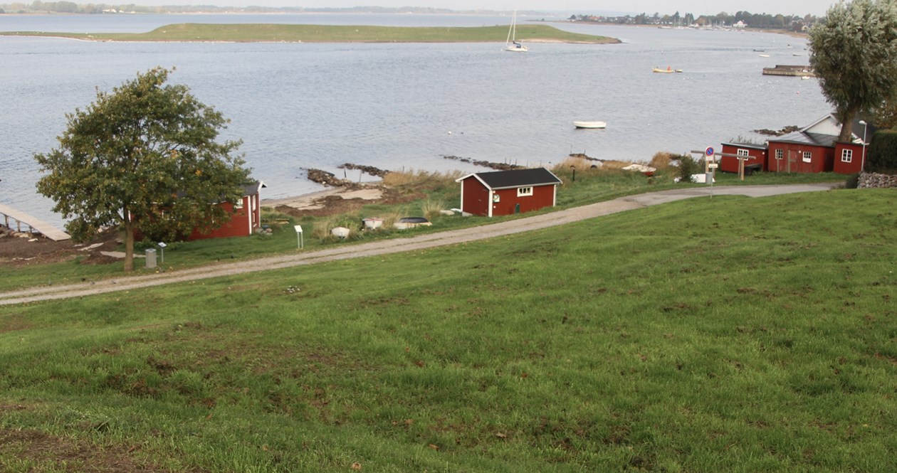 Klinten i Jyllinge med fjorden i baggrunden