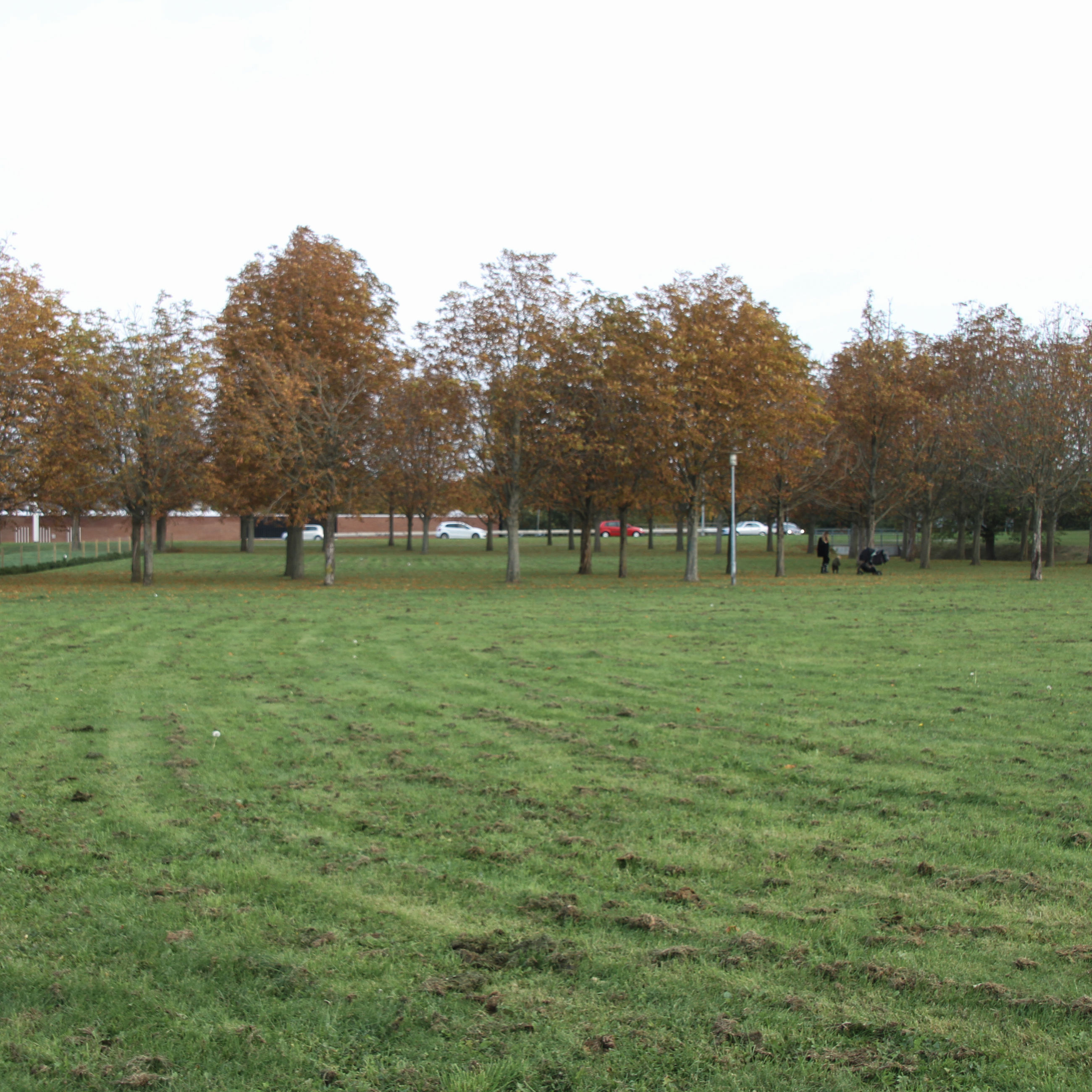 Cirkuspladsen i Jyllinge taget ud mod Jyllinge Parkvej